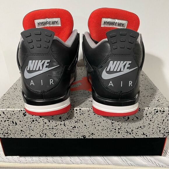 Nike Air Jordan 4 Retro Bred Reimagined Men's Size 9 - Picture 4 of 12